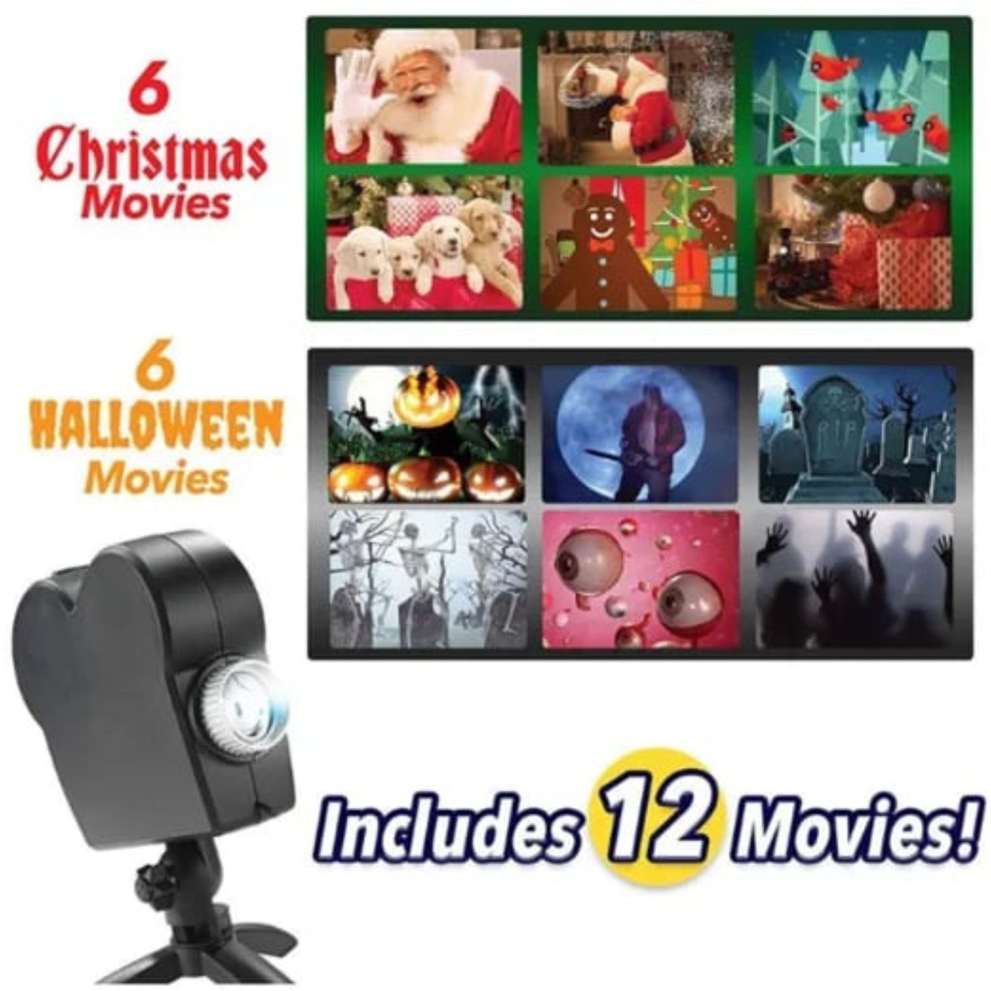 Halloween Christmas Projector